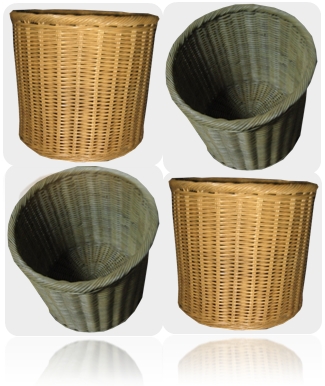 rattan basket square hamper